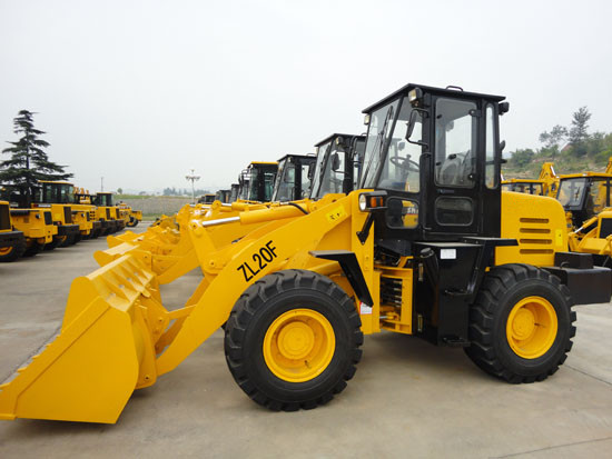 2 Ton /1.2m3/55kw Wheel Loader, Loaders (ZL20F)