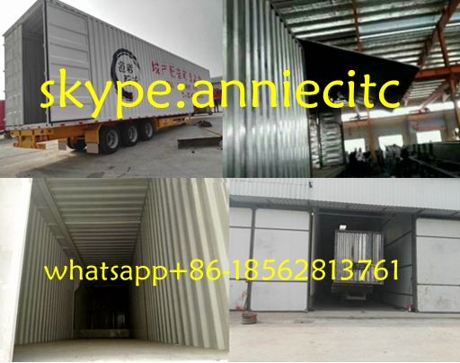 3 Axles 17.5 Meter Long Vehicle Wings Open Van Type Container Cargo Trailer