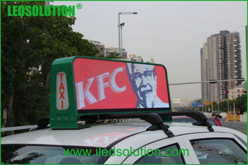 LEDSOLUTION P5 High Brightness 3G Taxi Top LED Display