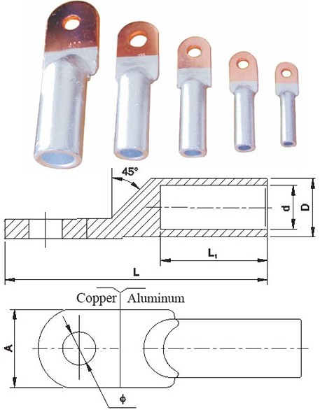 Dtl Type Copper & Aluminum Connecting Terminals