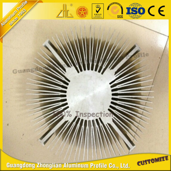 Customized Aluminium Extrucstion Profile for Aluminum Heat Sink