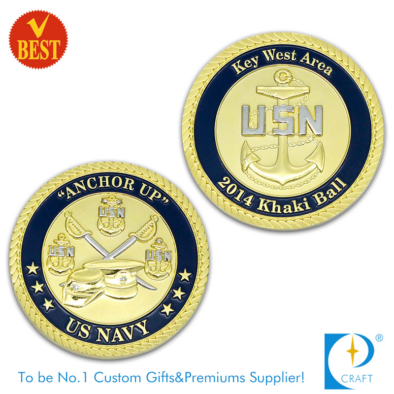 Top Quality Customized 3D Both Side Police Commemorative or Souvenir Coin in Metal