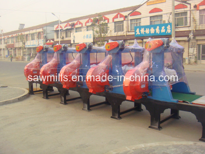 Multiple Head Horizontal Band Saw Wood Cutting Sawmill