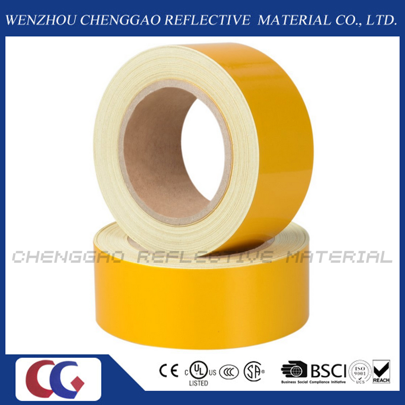 Yellow Self-Adhesive Reflective Warning Tape for Truck (C1300-OY)