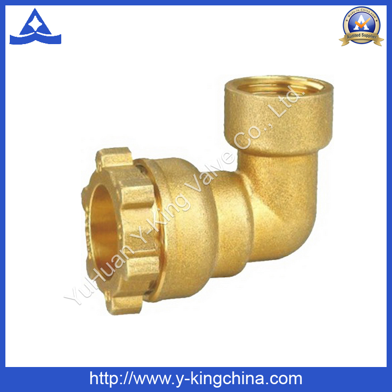 Right Angle Brass Color Fitting (YD-6052)