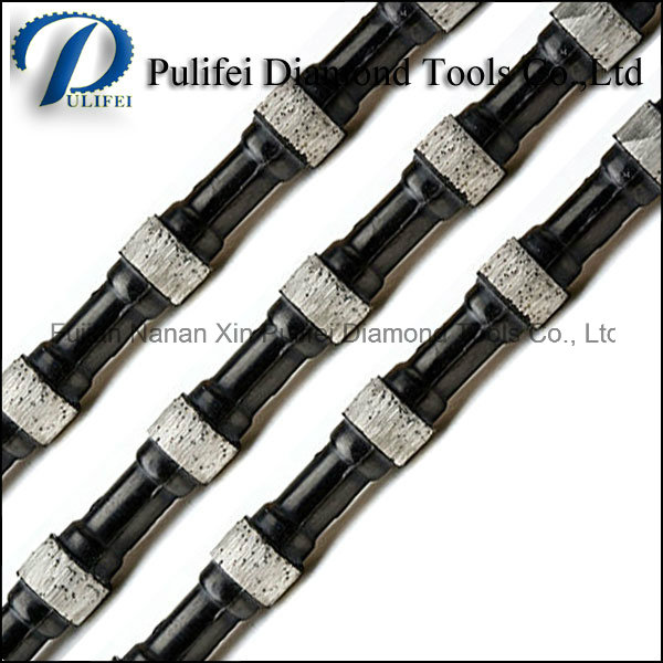 Plastic Fix Wet Cutting Marble Wire Saw for Marble Quarry