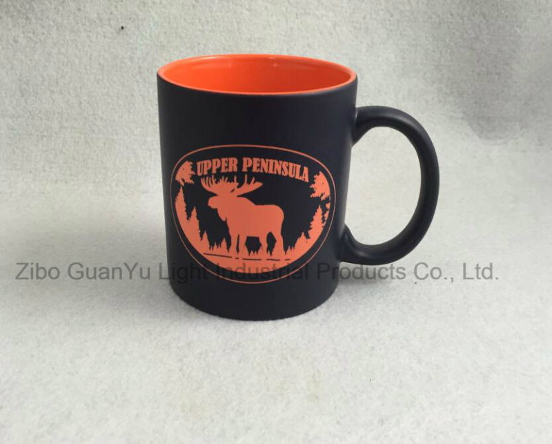 Laser Engraved Mug, Color Coating Mug with Laser Engraving