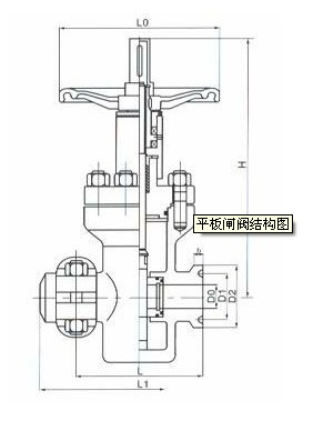 Open Type Stainless Steel Gate Valves with Double Disc