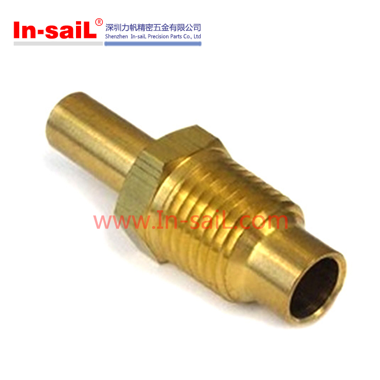 CNC Turning Machining Brass Pneumatic Hydraulic Fitting