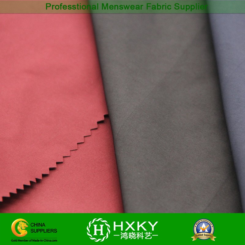 Double Layered Composite Polyester Pongee Fabric for Men's Garment