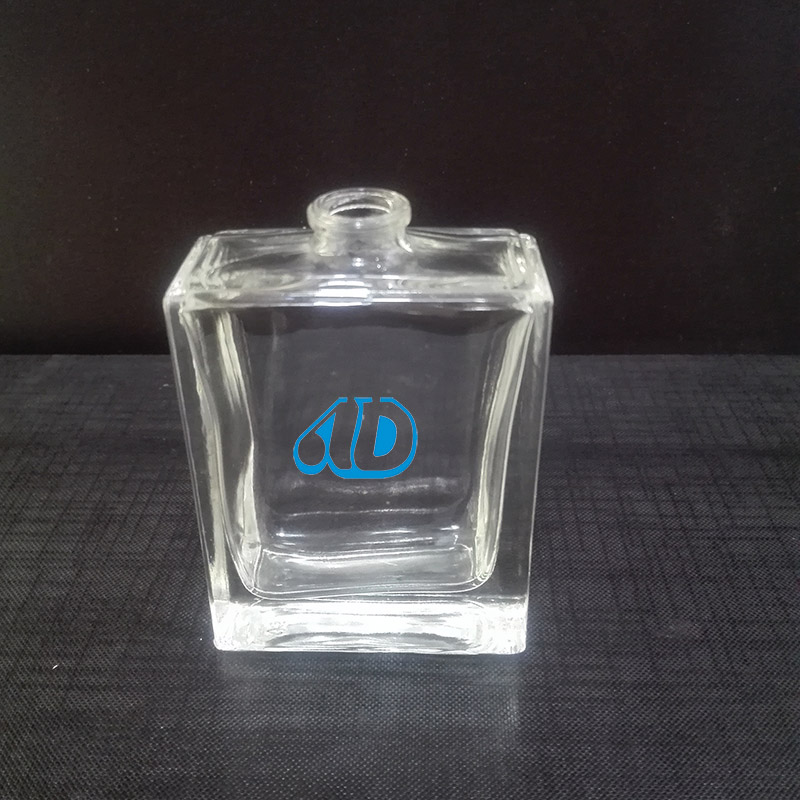 Ad-R39 Square Polishing New Product Transparent Perfume Glass Bottle 65ml