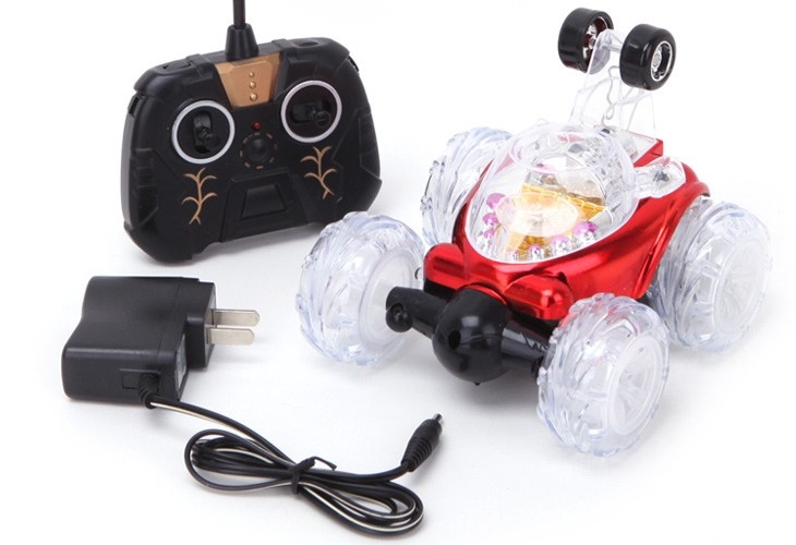 Plastic Electronic Remote Control Car with Flash and Music-Can Sell