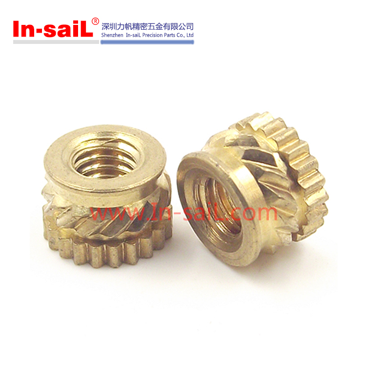 China Fastener Manufacturer M8 Brass Insert Nut