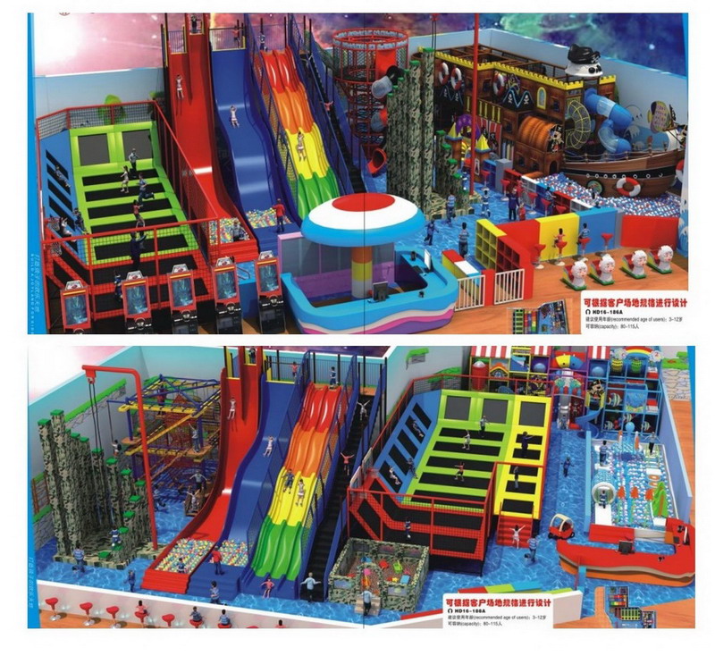 2016 Fantasic Indoor Playground Play