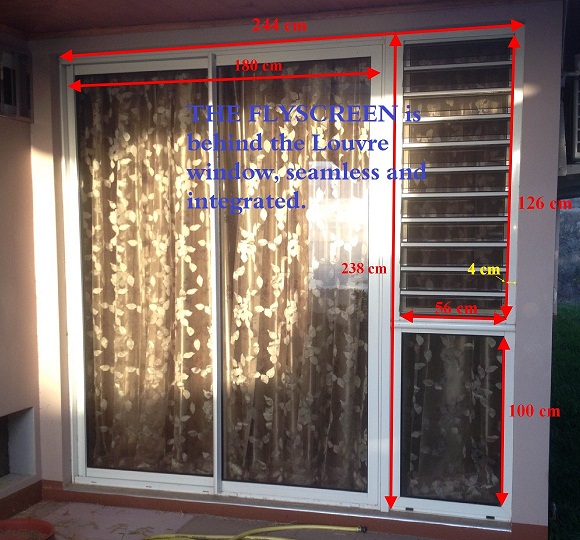 Residential Security Laminated Glass Louver Window