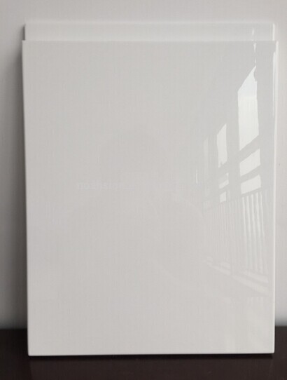 White Laminated Lacqure Kitchen Cabinet Doors with Handless (zhuv)