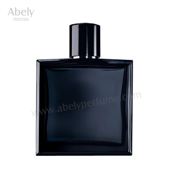 3.4fl. Oz Cool Black Glass Perfume Bottle for Men