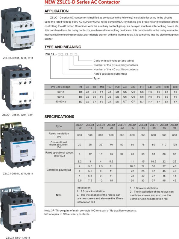 3 Pole 40A Cj20 AC Magnetic Contactor