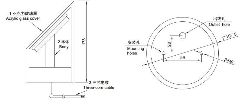 High Quality Escalator Running Operation Indicator (SFT-ZSQ-B)