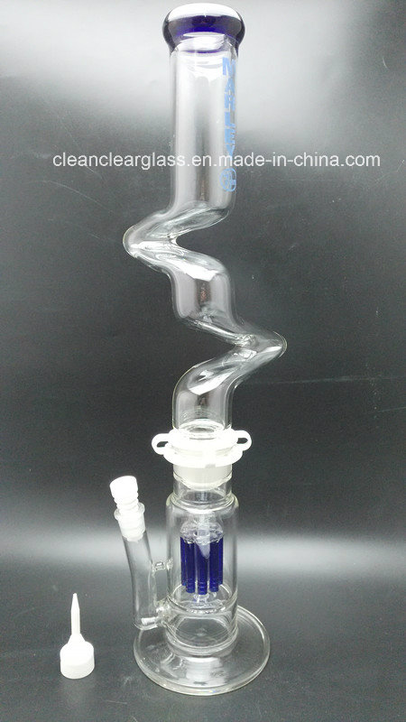 Wholesale Tall Detachable Glass Water Pipe with 10 Arms Tree Perc