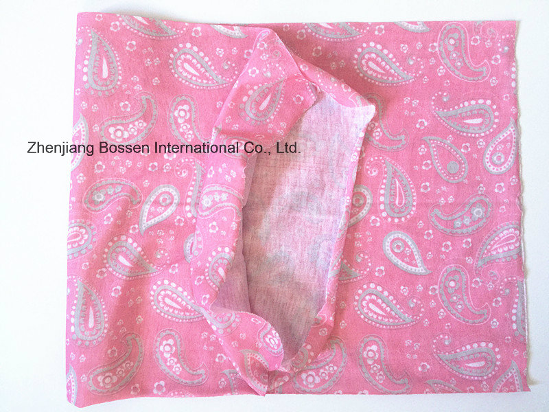 Custom Made Design Printed Polyester Microfiber Neck Tube Buff Headband