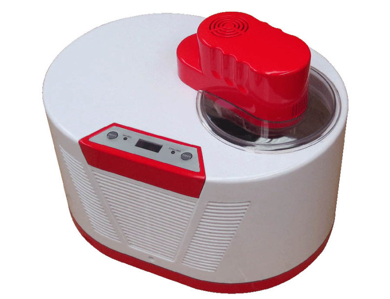 Electric Automatic Soft Ice Cream Maker with Built-in Compressor