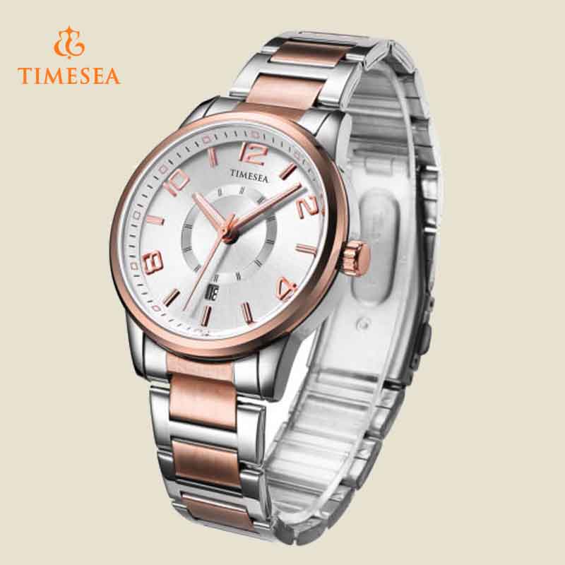 New Brand Women Watch Rose Gold Alloy Band Watches 71153