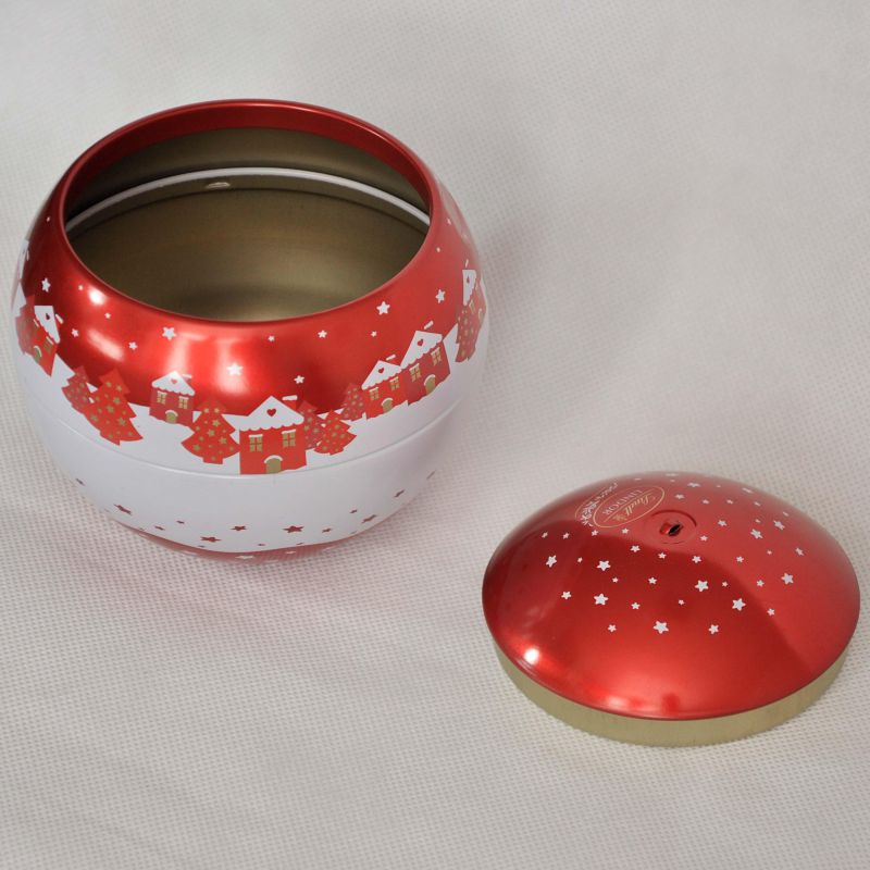 Christmas Storage Metal Tin Cookies Biscuit Box Candy Box Packaging Tin Box