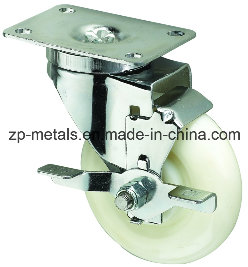 6.4inch Scaffolding Rubber Caster Wheels