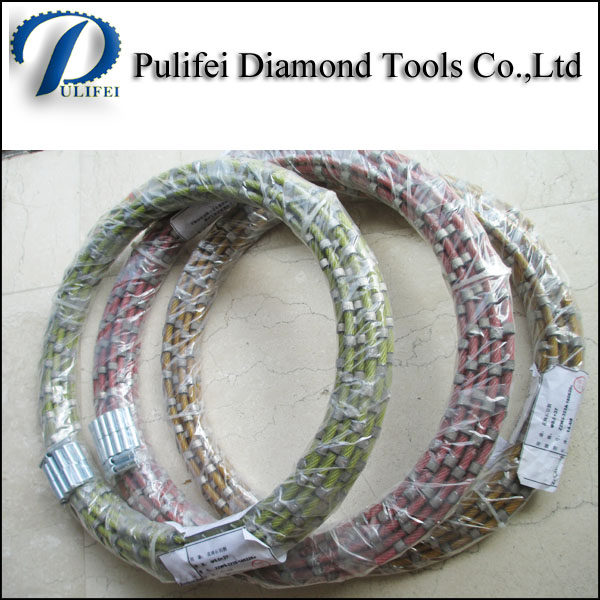 Granite Diamond Wire Saw Stone Quarry Profiling Cutting Rope