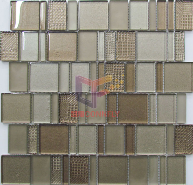 Mixed Size Combined Crystal Mosaic Tile (CFC635)