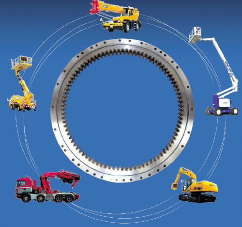 Excavator Caterpillar 345b Slewing Ring, Slewing Bearing P/N: 136-2969