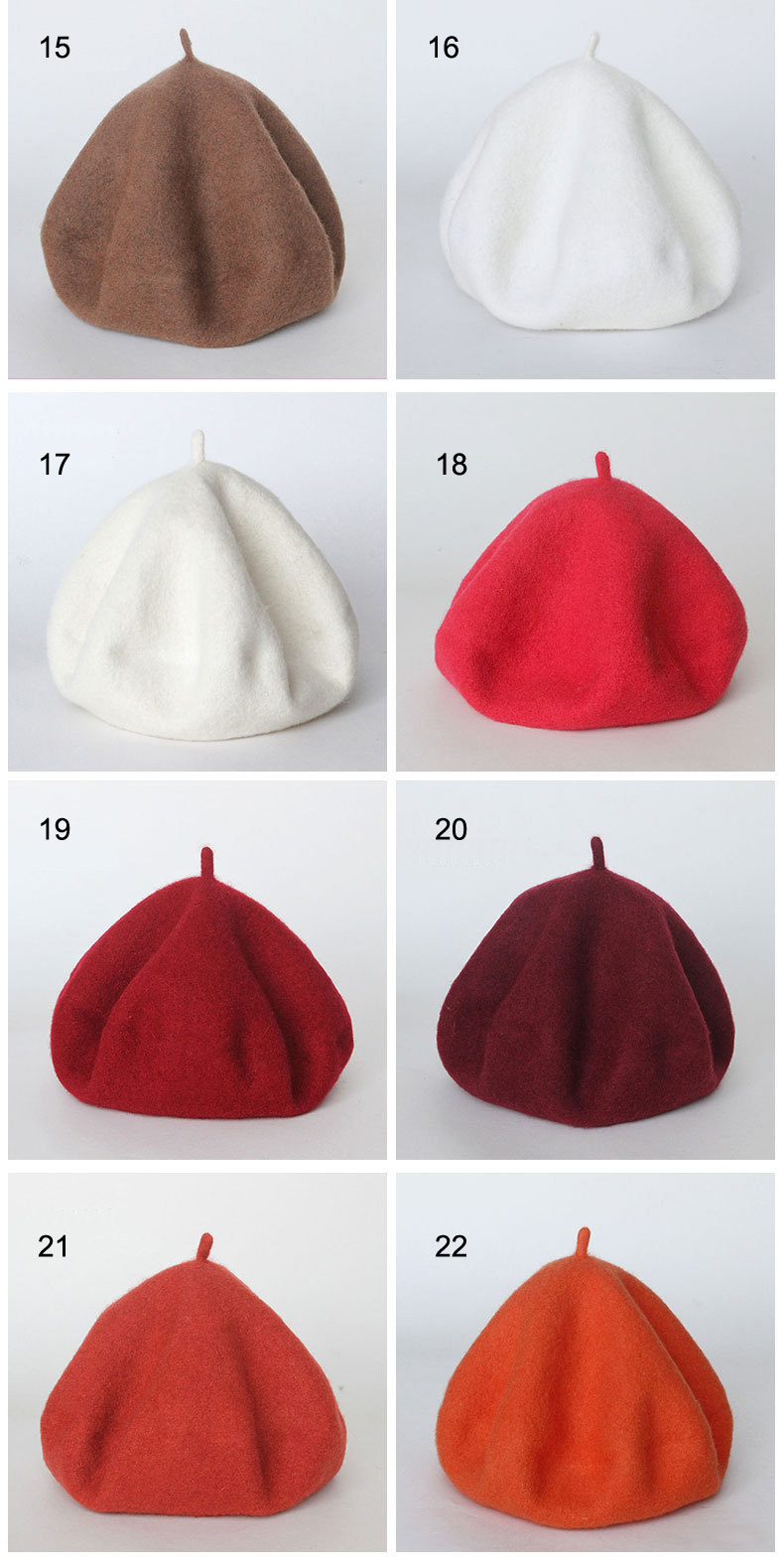 Womens Ladies Wool Warm Angora Winter Autumn Spring Cap Hat Beret (HW806)