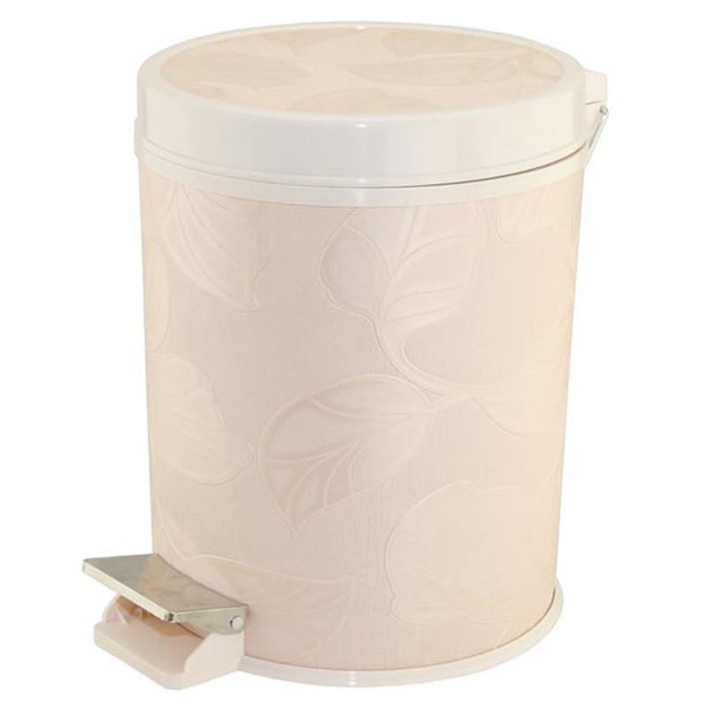 Fashion Design Plastic and Leatherette Dustbin