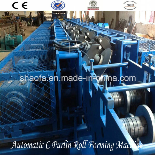 Steel C Z Purlin Roll Forming Machinery (AF-Z80-300)