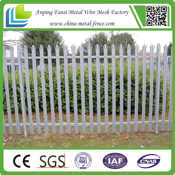 Direct Factory China Made Galvanized Palisade Fencing