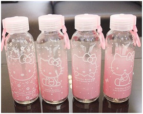Lovely Glass for Students, Portable Glass High-Temperature, Wholesale Sports Water Bottle