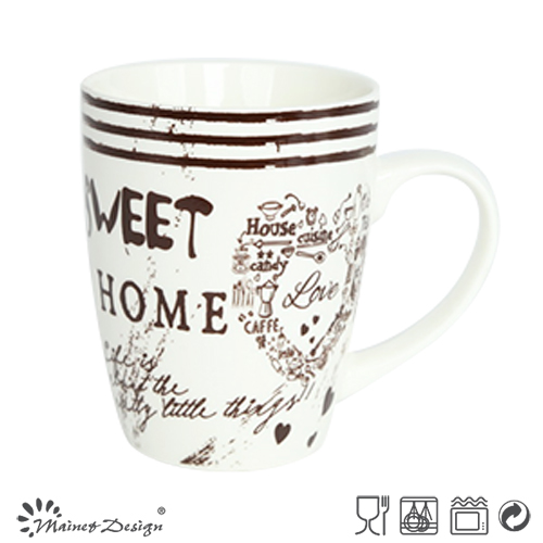 12oz New Bone China Mug with Full Decal Design