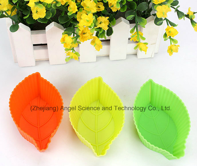 Wholesale Cake Tool Tree Leaf Silicone Muffin Cup Mold Sc03