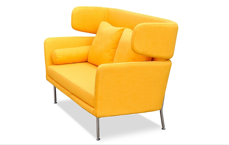 Latest Europe Style Fabric Sofa with Metal Leg