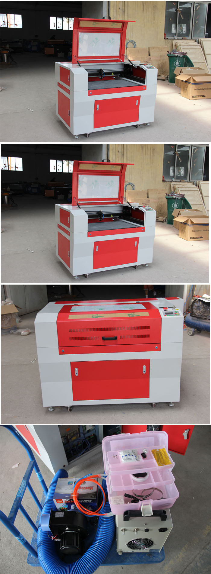 Ck6090/1290 80W/100W Leather Laser Cutting/Engraving Machine