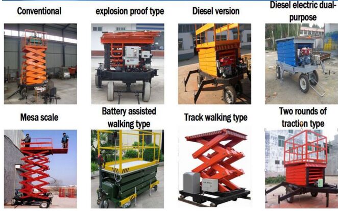 4~18m Movable Lift Platform Mobile Scissor Lift