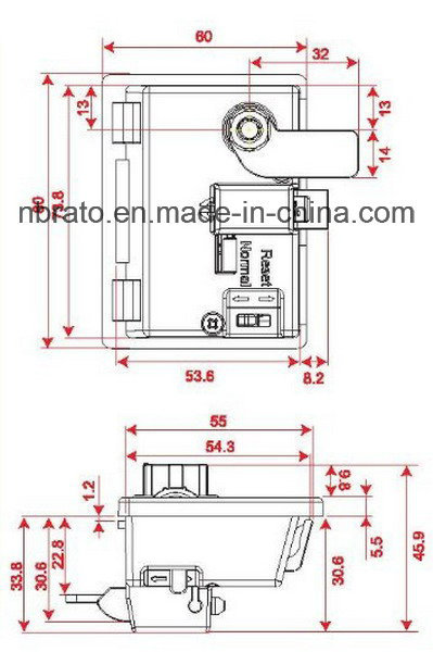 4 Digital Combination Lock with Handle