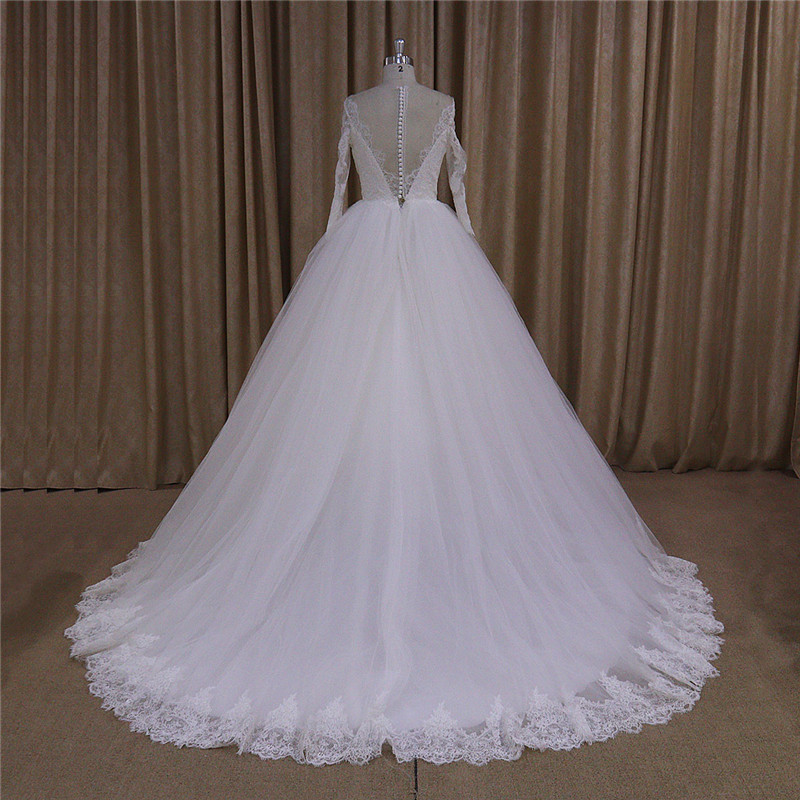 Wedding Dresses Evening Long Long Sleeve