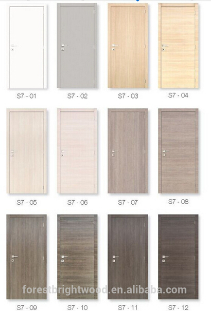 Melamine Door Skin Interior Wood Door