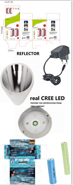 3W CREE LED Flashlight