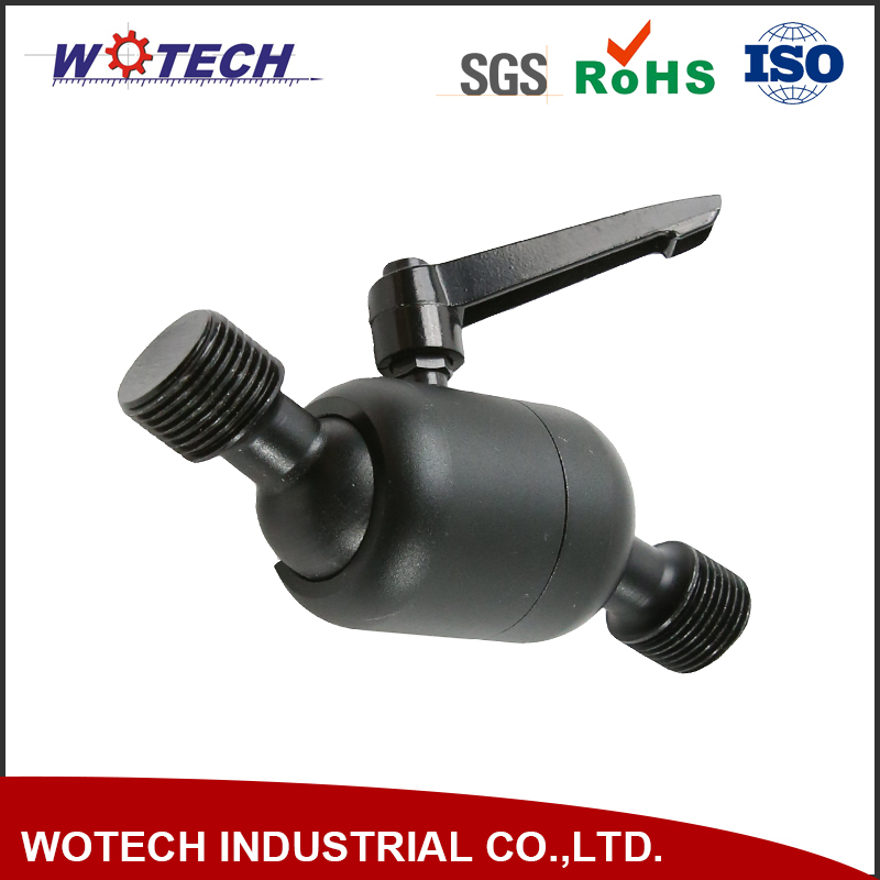 Black Anodized Aluminium Precision CNC Machining Turning Mechanical Part