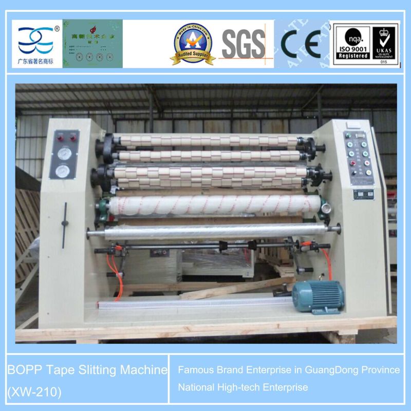 China BOPP Packing Tape Slitting and Rewinding Machine with CE (XW-210)
