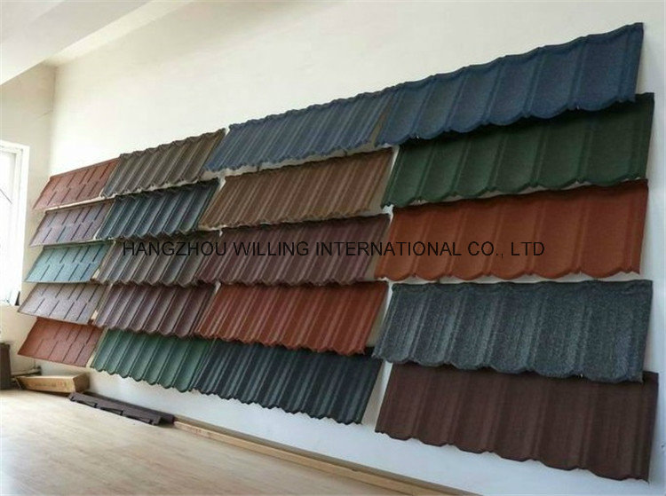 Economical Stone Coated Classic Sheet Metal Roofing Tile