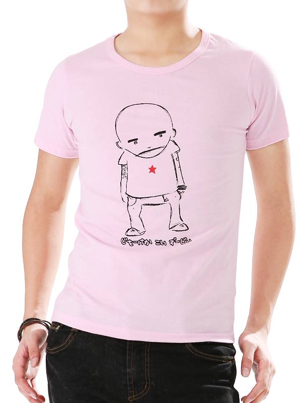 Funny Cartoon Screen Printing Cutton Can Be Custom Design or Logo Men T Shirt